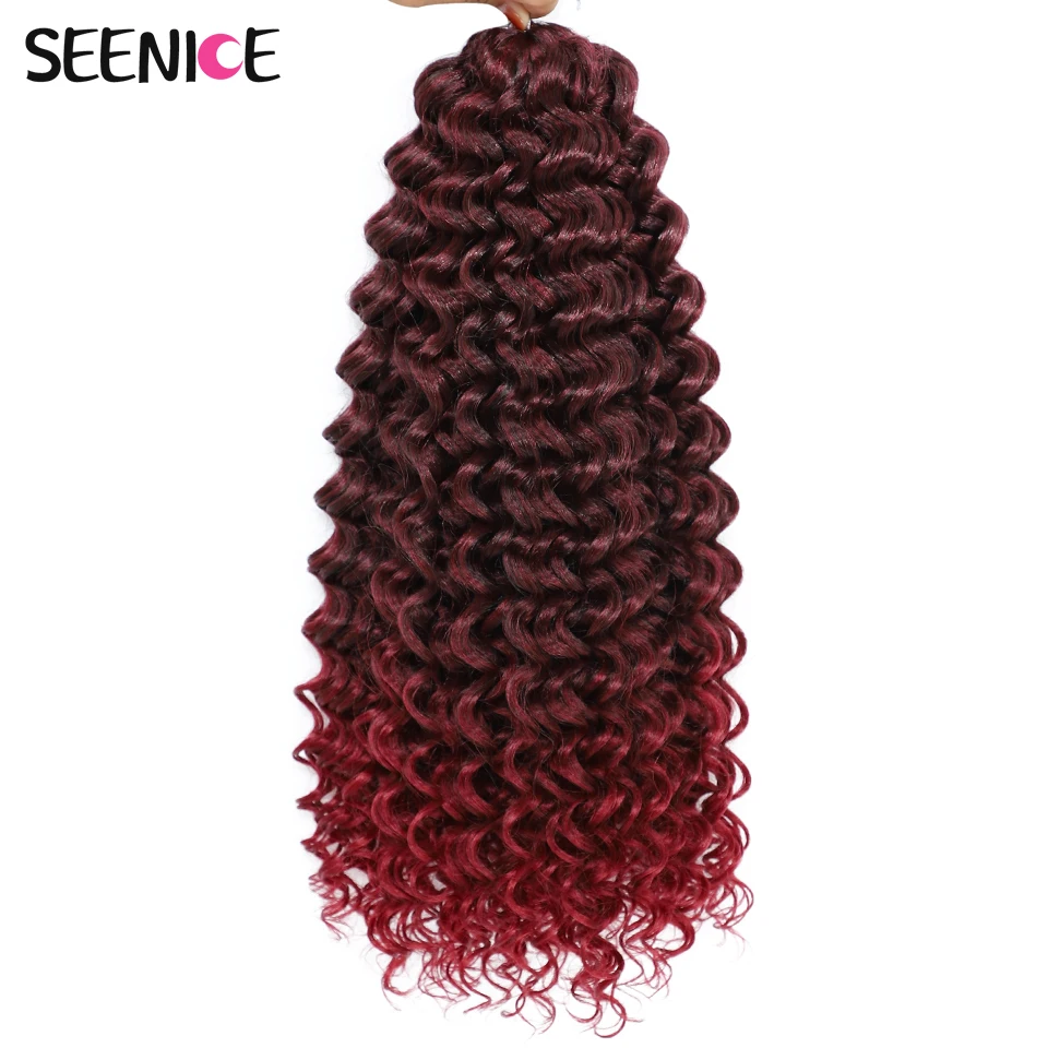 22inch Marshmallow Synthetic Afro Curl Crochet Hair Twist Braid Kinky Curly Braiding Hair Extensions Ombre Blonde For BlackWomen