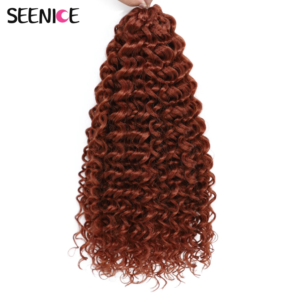 22inch Marshmallow Synthetic Afro Curl Crochet Hair Twist Braid Kinky Curly Braiding Hair Extensions Ombre Blonde For BlackWomen