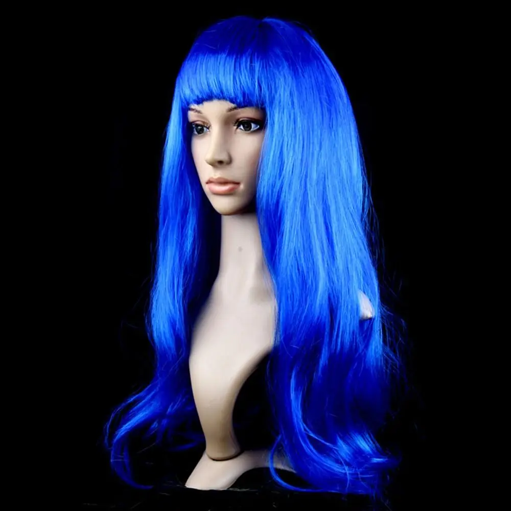Soft Straight Hair Wig Women's Long Straight Hair Head Cover Makeup Ball Wig Men's And Women's Party Supplies