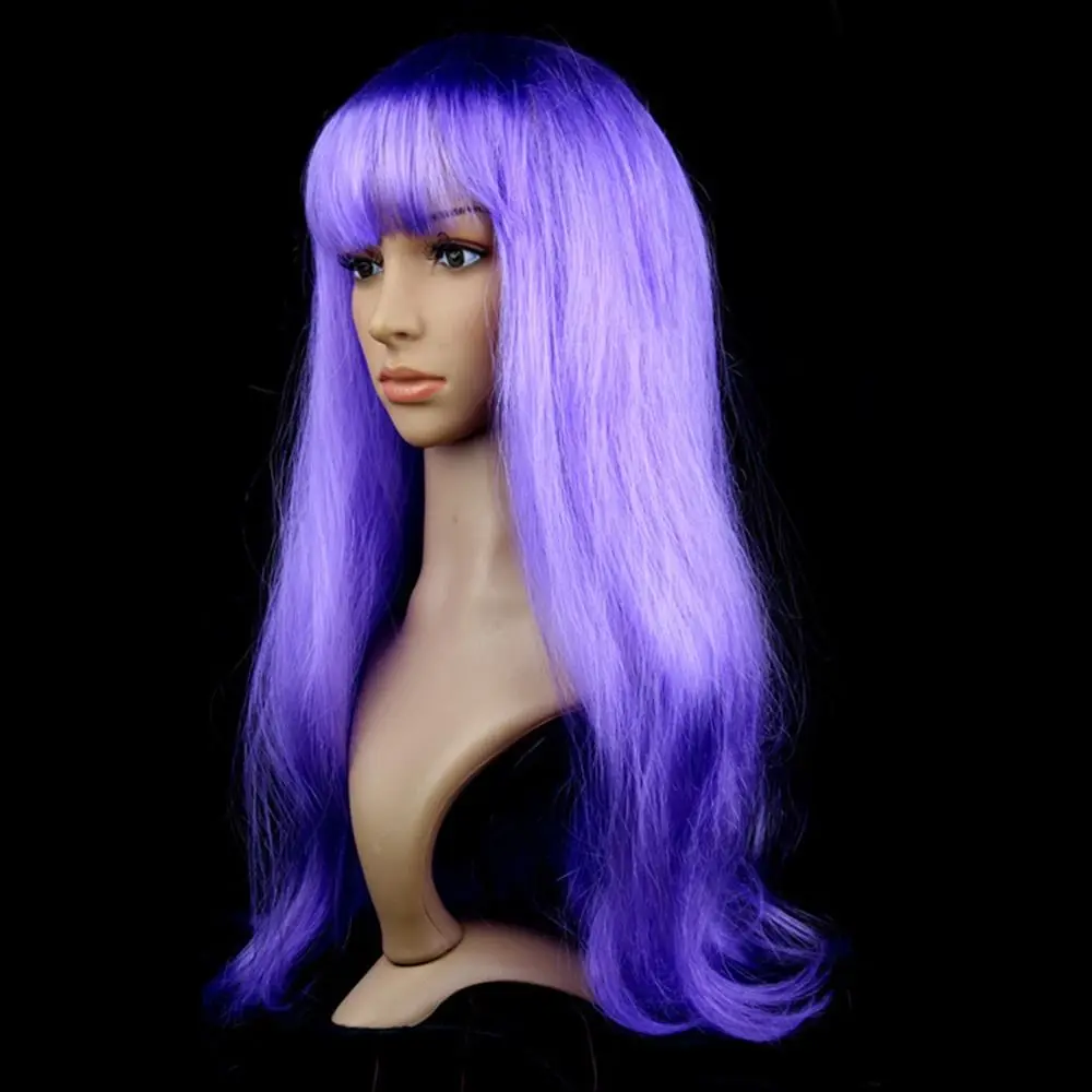 Soft Straight Hair Wig Women's Long Straight Hair Head Cover Makeup Ball Wig Men's And Women's Party Supplies