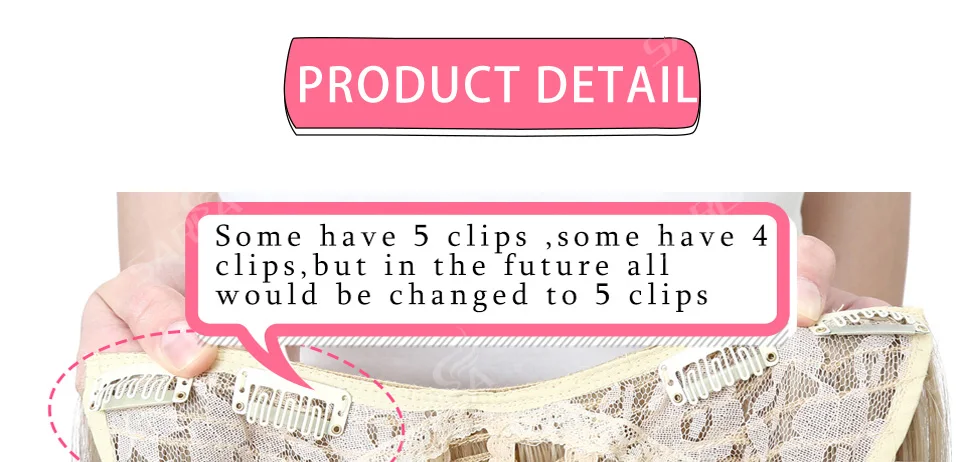 Synthetic U Part Clip in Hair Extension Clip-on Natural Thick False Fake Blonde Long Straight Hairpieces 16 20 24 inch