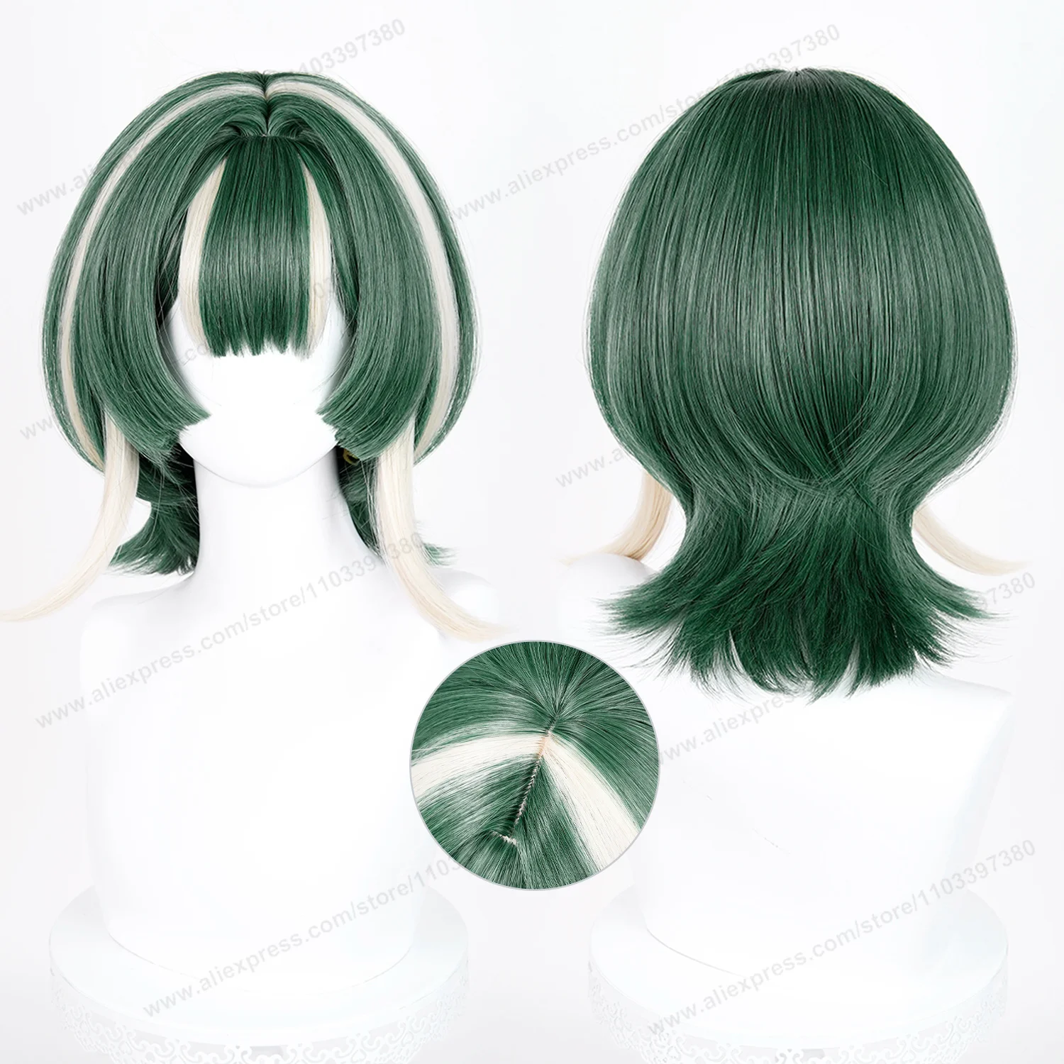 Guita Hebby Fantasia Wig 30cm Short Women Hair Anime Cosplay Wig Halloween Heat Resistant Synthetic Wigs