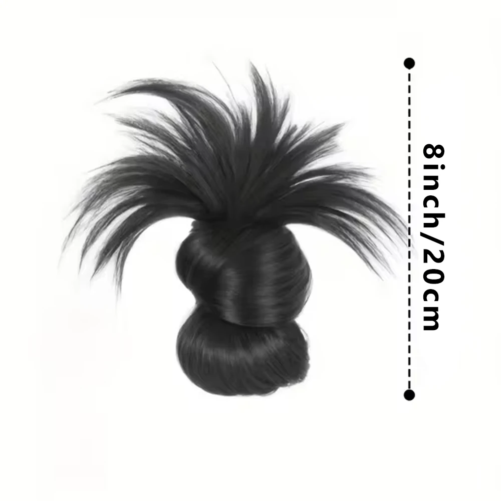 Low Synthetic Bun Ponytail Hair Natural Fluffy Claw Clip Chignon Hair For Women Lazy Bun Wig Bag Hair Accessories For Daily Use