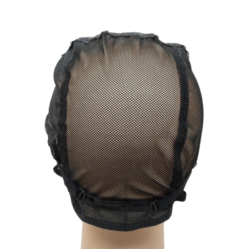 1PC Adjustable Wig Making Caps Weave Caps for Making Wigs Hairnets Cap for Making Wig 4 Size Black/Brown