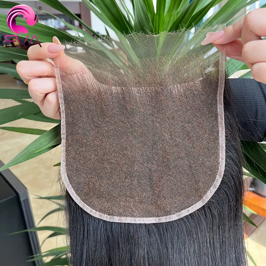 Eva Hair Real HD Lace 5x5 6x6 7x5 9x6 HD Closure Human Hair Invisible Melt Skins 13x4 13x6 HD Lace Frontal Only Pre Plucked Lace