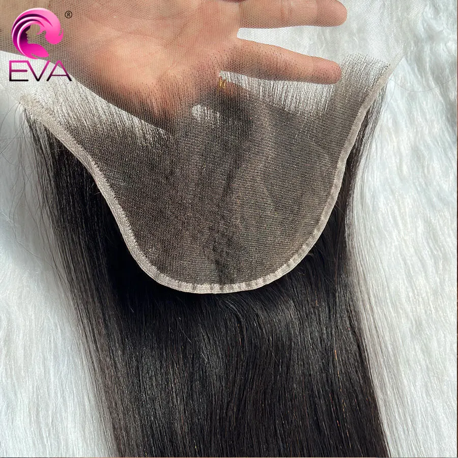 Eva Hair Real HD Lace 5x5 6x6 7x5 9x6 HD Closure Human Hair Invisible Melt Skins 13x4 13x6 HD Lace Frontal Only Pre Plucked Lace