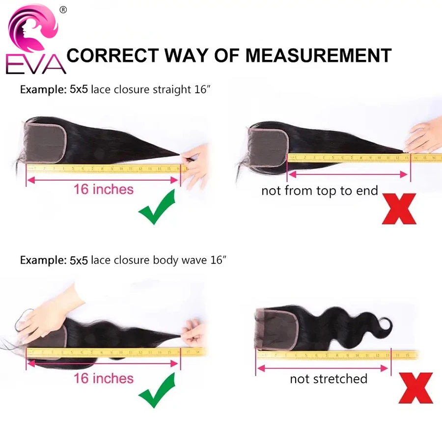 Eva Hair Real HD Lace 5x5 6x6 7x5 9x6 HD Closure Human Hair Invisible Melt Skins 13x4 13x6 HD Lace Frontal Only Pre Plucked Lace
