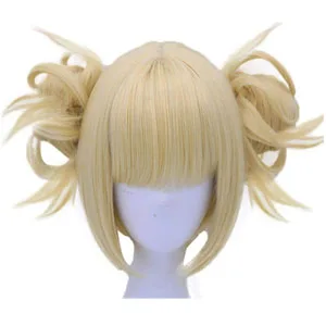 Boku No Hero Academy Cross My Body Synthetic Hair Wig Cosplay My Hero Academy Himiko Toga Party Role Play Wigs