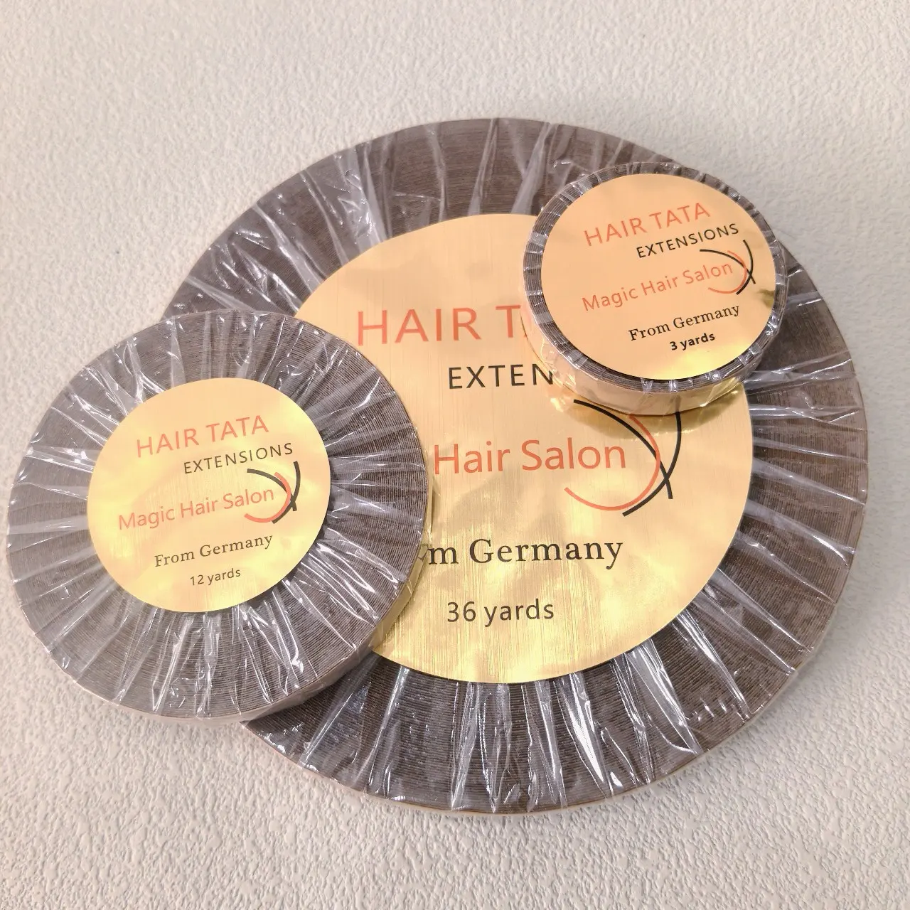 36/12/3 Yards width0.8cm/1cm Hair TATA Double Sided Hair Replacement Tape Magic Hair Salon Hair Extension Tape