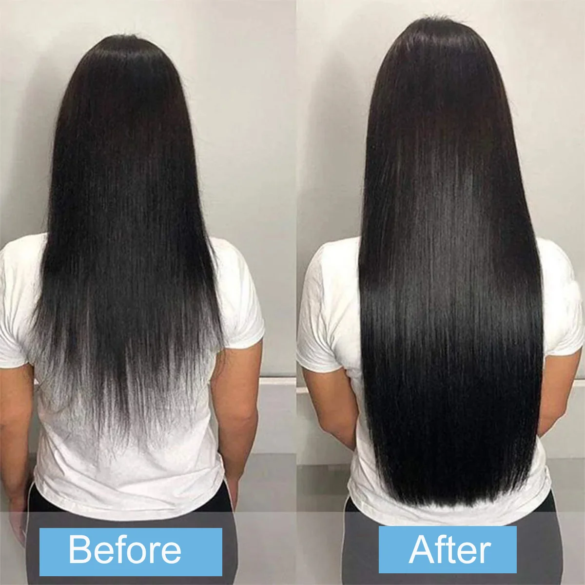 8 Pieces Hair Extensions Clip in Human Hair 18 Clips Full Head Clip on Remy Hair Extension for Women Natural Black Clip Hair