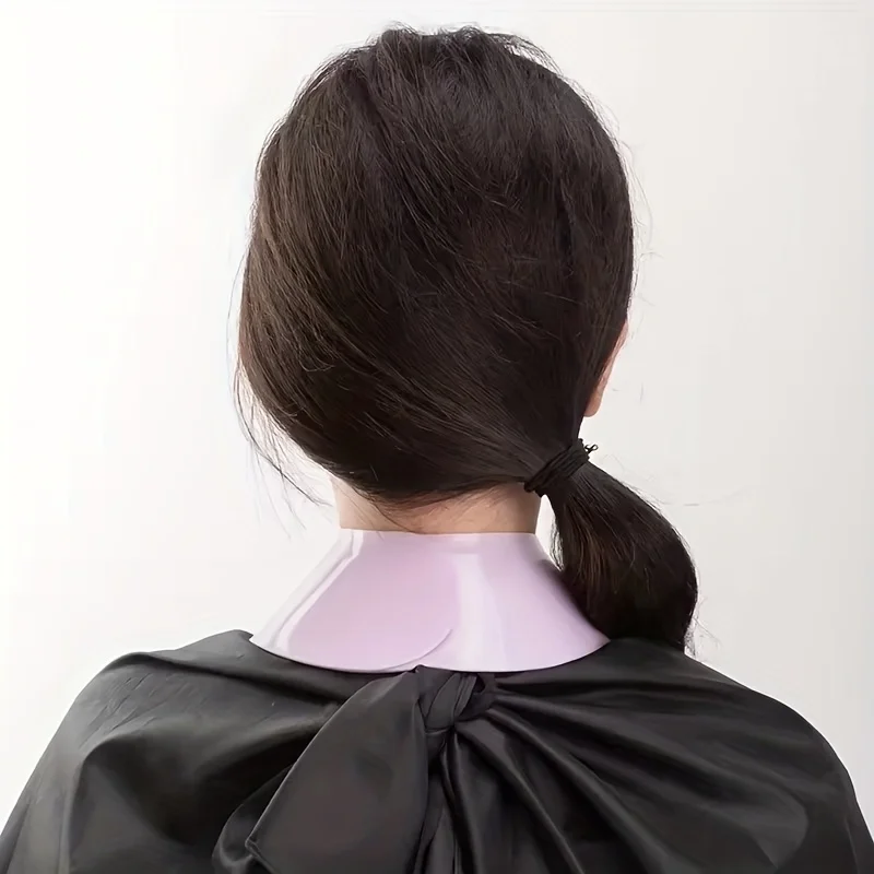 Adjustable Silicone Hairdressing Cape for Coloring & Chemical Treatments, Reusable Professional Salon Neck Protector