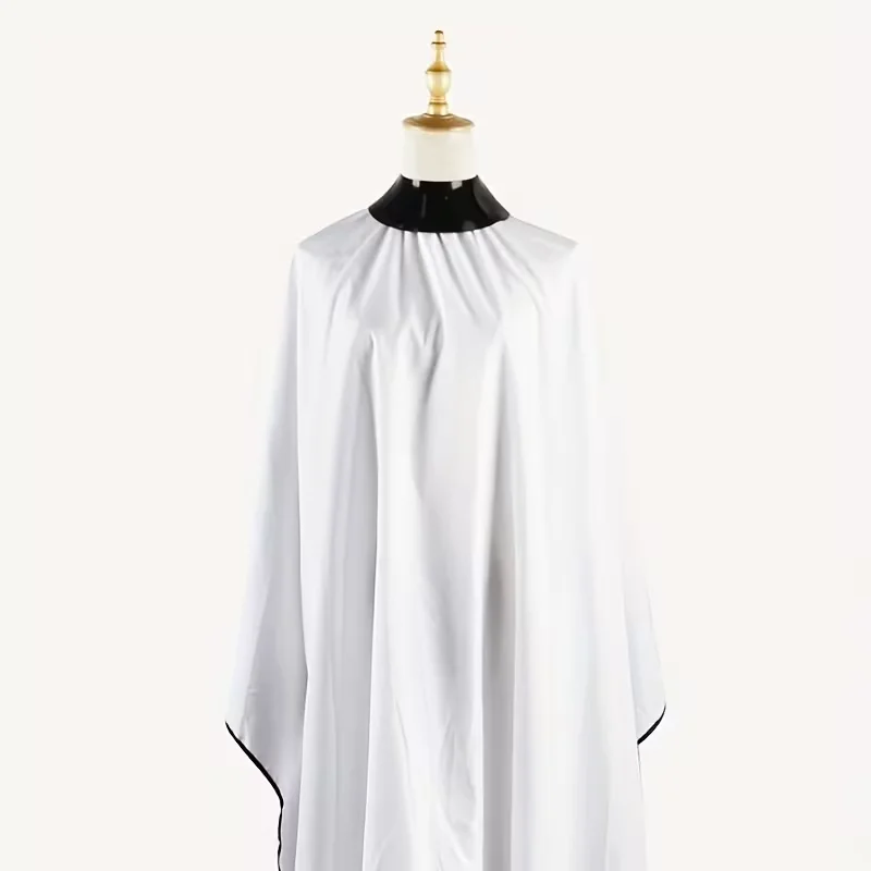 Adjustable Silicone Hairdressing Cape for Coloring & Chemical Treatments, Reusable Professional Salon Neck Protector
