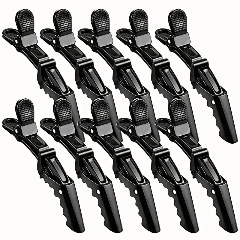 12Pcs Hair Clips for Styling Sectioning,Wide Teeth Design Professional Salon Alligator Hair Clips for positioning, perming