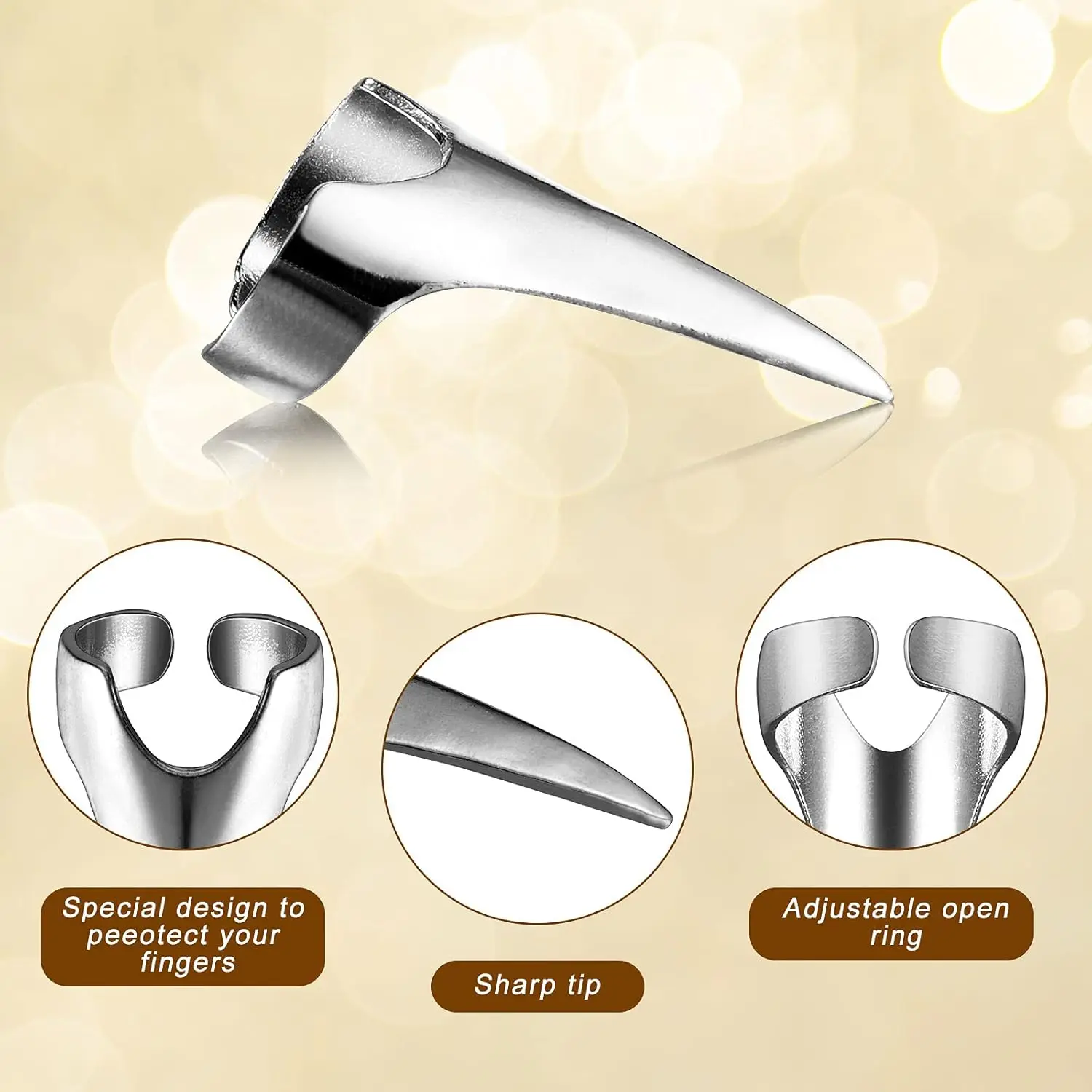20 Pcs Adjustable Hair Parting and Selecting Tool - high qulity Stainless Steel Stitch Braiding Tools