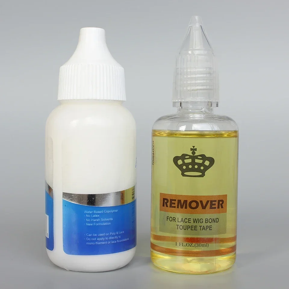 1.3oz 38ml Wig Glue Waterproof Lace Glue Strong Hold White Color Cold Front Lace Wig Glue Accessories for Frontal Closure Toupee