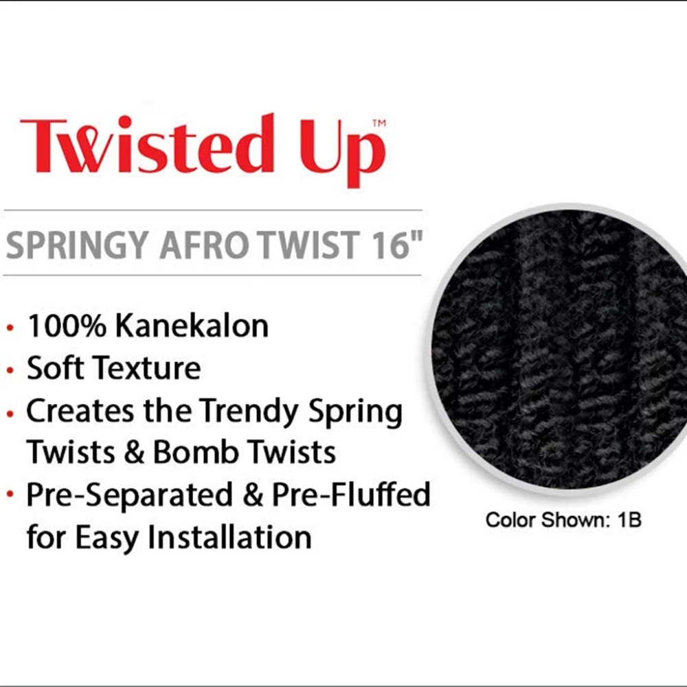 16/24inch Synthetic 3X Springy Short Afro Kinky Curly Crochet Braiding Hair Extensions Soft Natural Hairstyles For Black Women