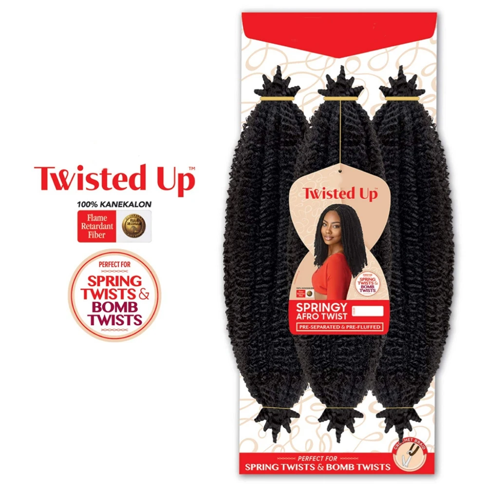 16/24inch Synthetic 3X Springy Short Afro Kinky Curly Crochet Braiding Hair Extensions Soft Natural Hairstyles For Black Women