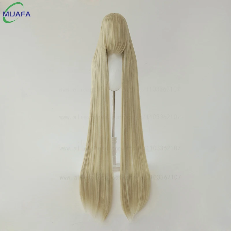 700g High Quality 59" 150cm Long Straight Cosplay Wig With Bang Blond Brown Red Green Blue Heat Resistant Hair Colors Anime Wigs