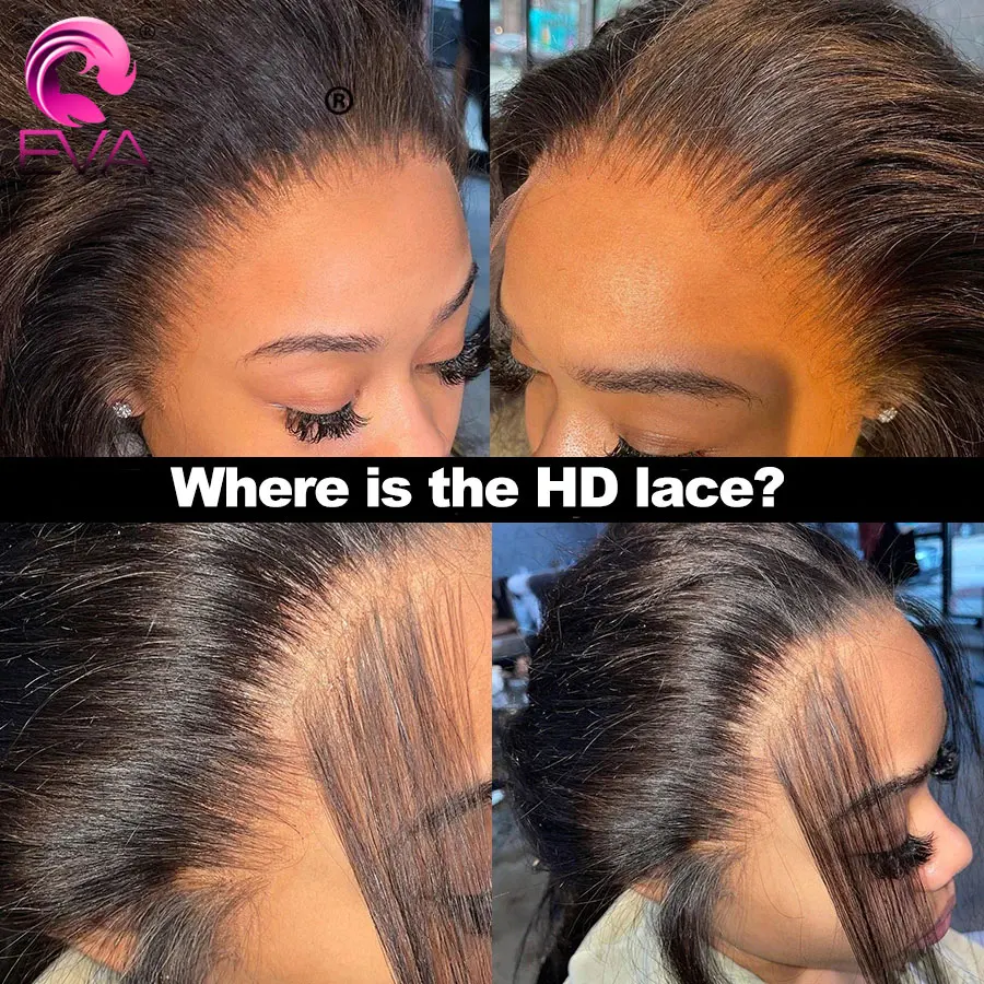 Skinlike HD Lace Frontal 13X4 13X6 Human Hair Closures Pre Plucked Invisible HD Lace Free Part 7x7 6x6 5x5 HD Lace Closure Only