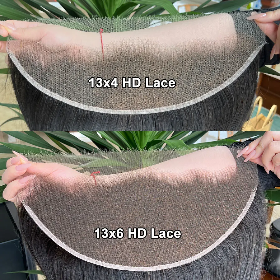 Skinlike HD Lace Frontal 13X4 13X6 Human Hair Closures Pre Plucked Invisible HD Lace Free Part 7x7 6x6 5x5 HD Lace Closure Only