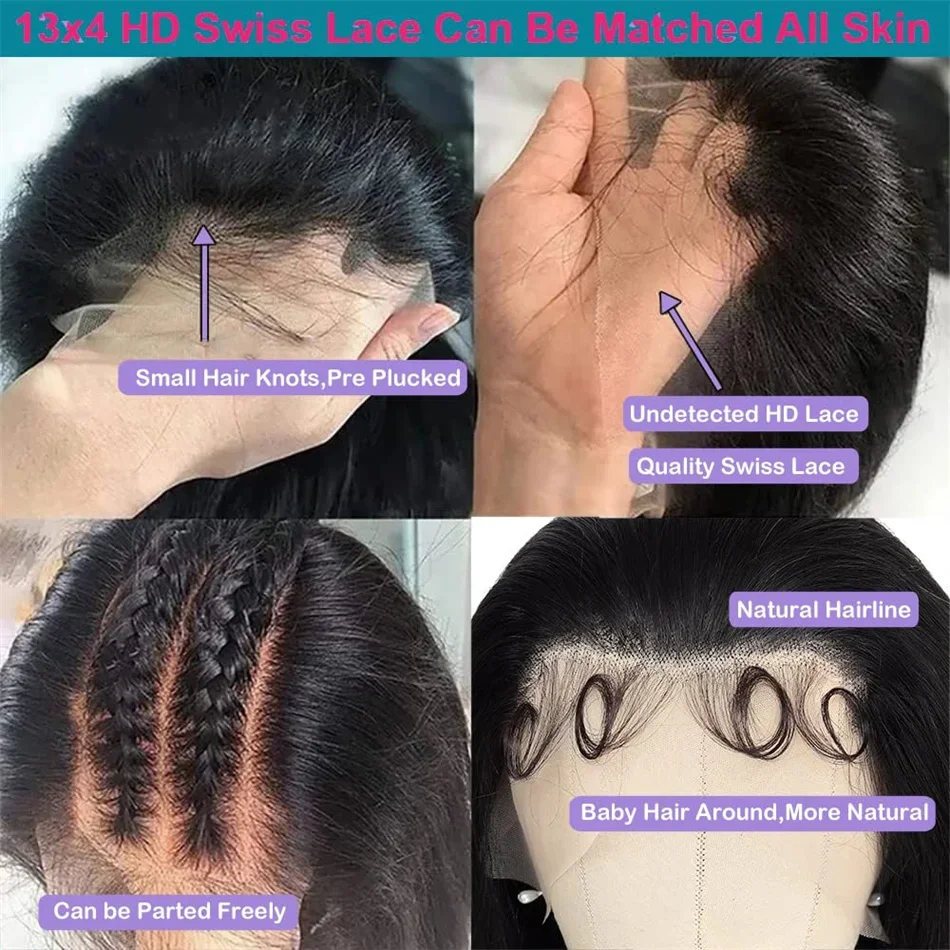 Raw Hair Vietnamese 250 Density 100% Hair Lace Frontal Wig Bouncy Wave Loose Wave Bob Wig Lace Front Hair Synthetic Material Wig