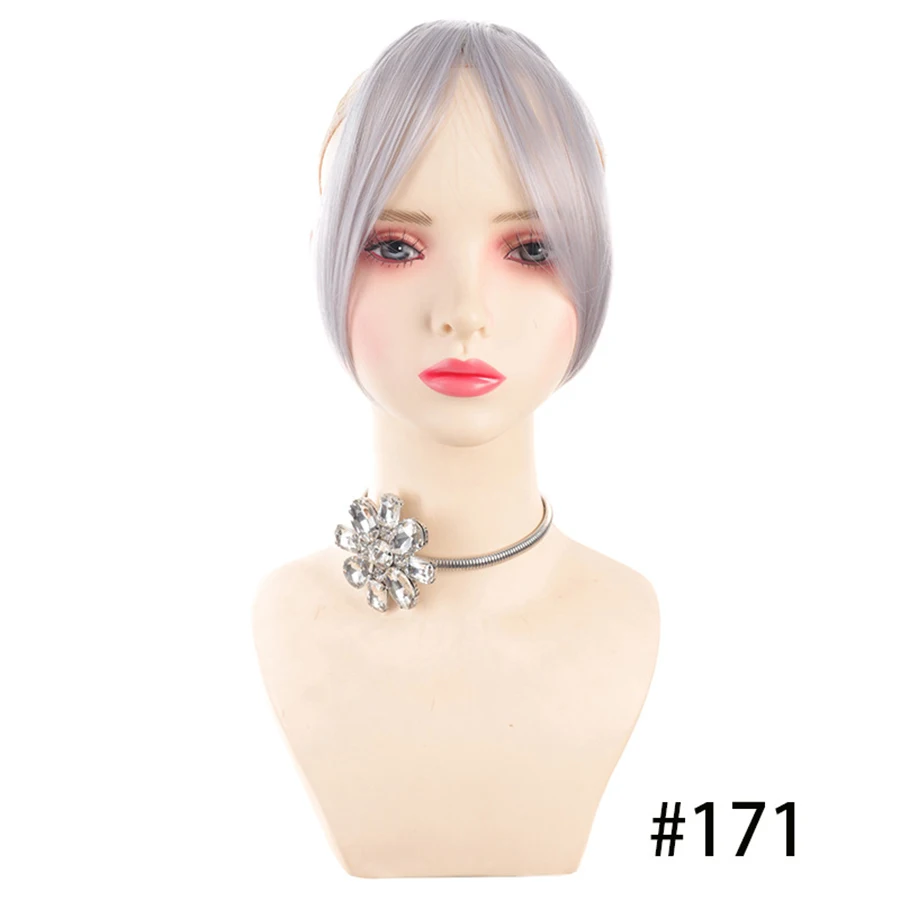 Eight Character French Bangs Wig Piece Female Synthetic BB Clip Fluffy Top Reissue Eight Character Bangs Thin Invisible Hairpins