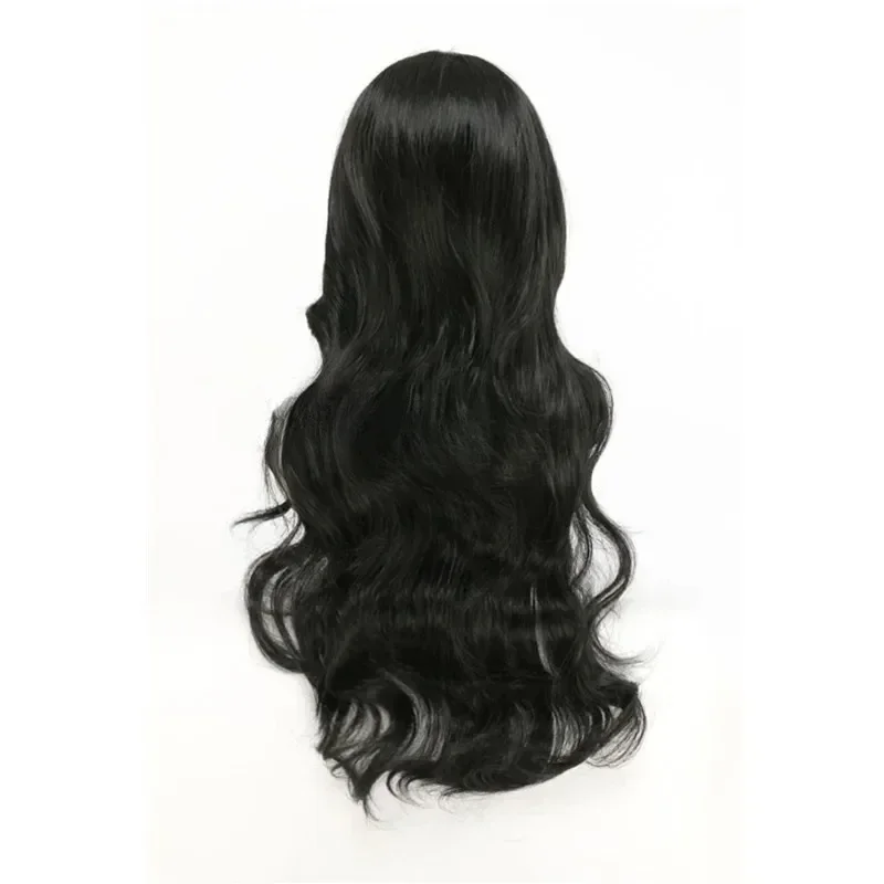 Anime Shego Cosplay Wig 80cm Long Curly Wave Black Wig Cosplay Hairs Heat Resistant Synthetic Wigs