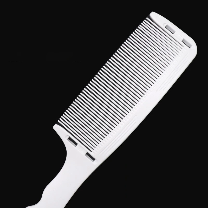 1 Piece of New Professional Barber Hair Cutting Curved Positioning Comb Heat-Resistant Flat Top Comb Special for Real Hair Wigs