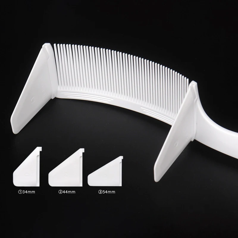 1 Piece of New Professional Barber Hair Cutting Curved Positioning Comb Heat-Resistant Flat Top Comb Special for Real Hair Wigs