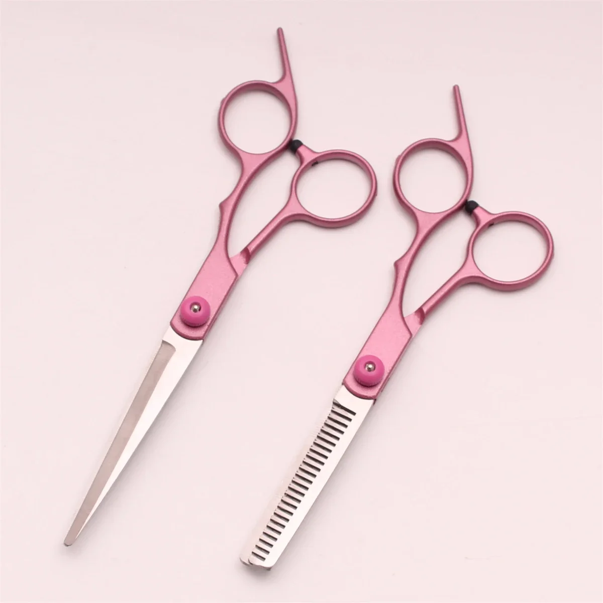 Hair Cutting Scissors 6" Stainless Steel Hairdressing Scissors Thinning Shears Hair Scissors Set Styling Tool