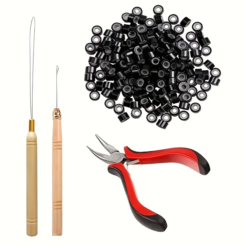 48 Inch Synthetic Hair Tinsel Kit With Tool 1300 Strands Tinsel Hair Extensions 13 Colors Fairy Hair Tinsel Sparkling Shiny Hair