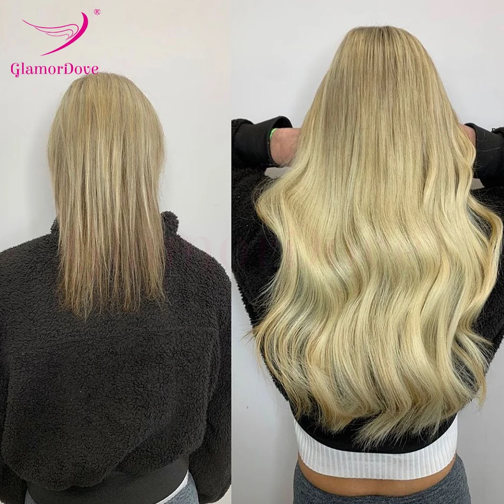 GlamorDove 1000Pcs 4mm Micro Rings For Hair Extensions Microlinks For Hair Silicone Lined Hair Extension Bead Tools Accessories