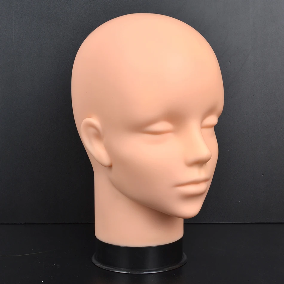 Mannequin Head Wig Stand With Adjustable Wig Tripod Stand Holder For Wigs Making Display With T Pins/Wig Cap Training Practice