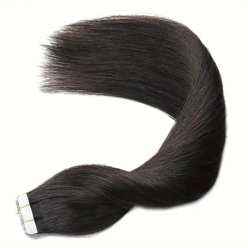Tape Hair Extensions Machine Remy Seamless Skin Weft Adhesive 4x0.8cm Tape In Human Hair Natural Black Brown Blonde 20pcs 26inch