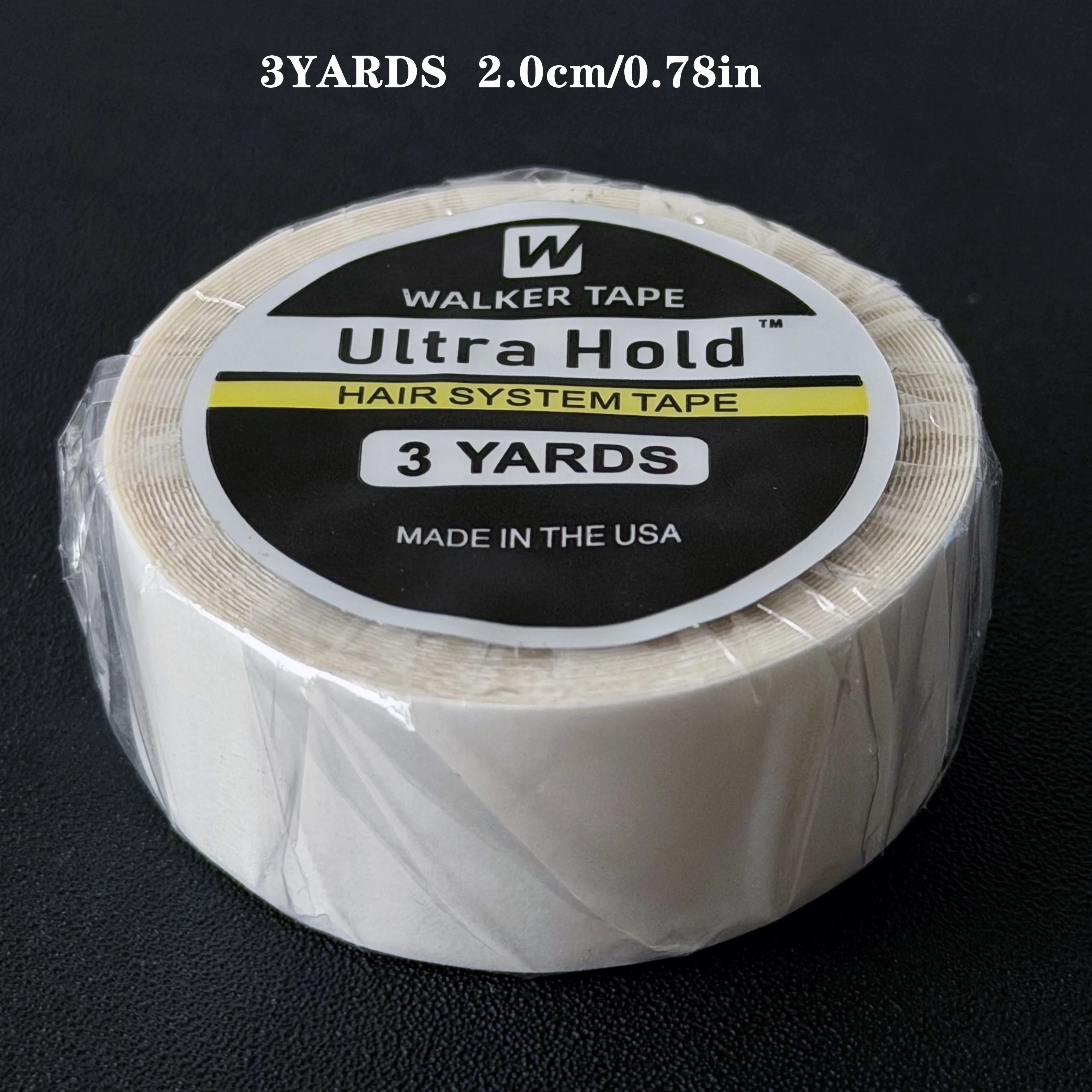 Walker Tape Ultra Hold Lace Front Hair System Tape 3/12Yards 4Sizes 0.8/1.0/2/2.54cm Strong Adhesive Wig Toupee Tape