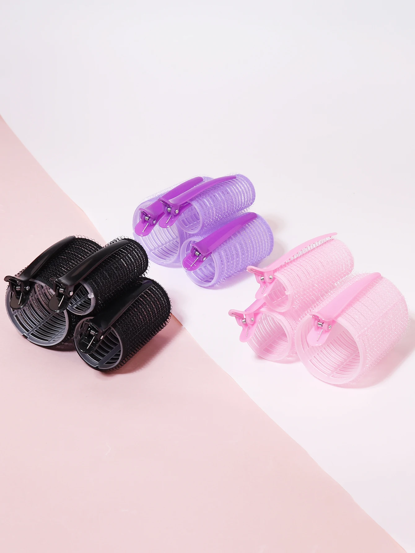 6pcs/set of Non Heated Curly Hair Fluffy Tubes DIY Curly Hair Tubes for Styling Fixed Hair Clip Set, Special for Real Hair Wigs