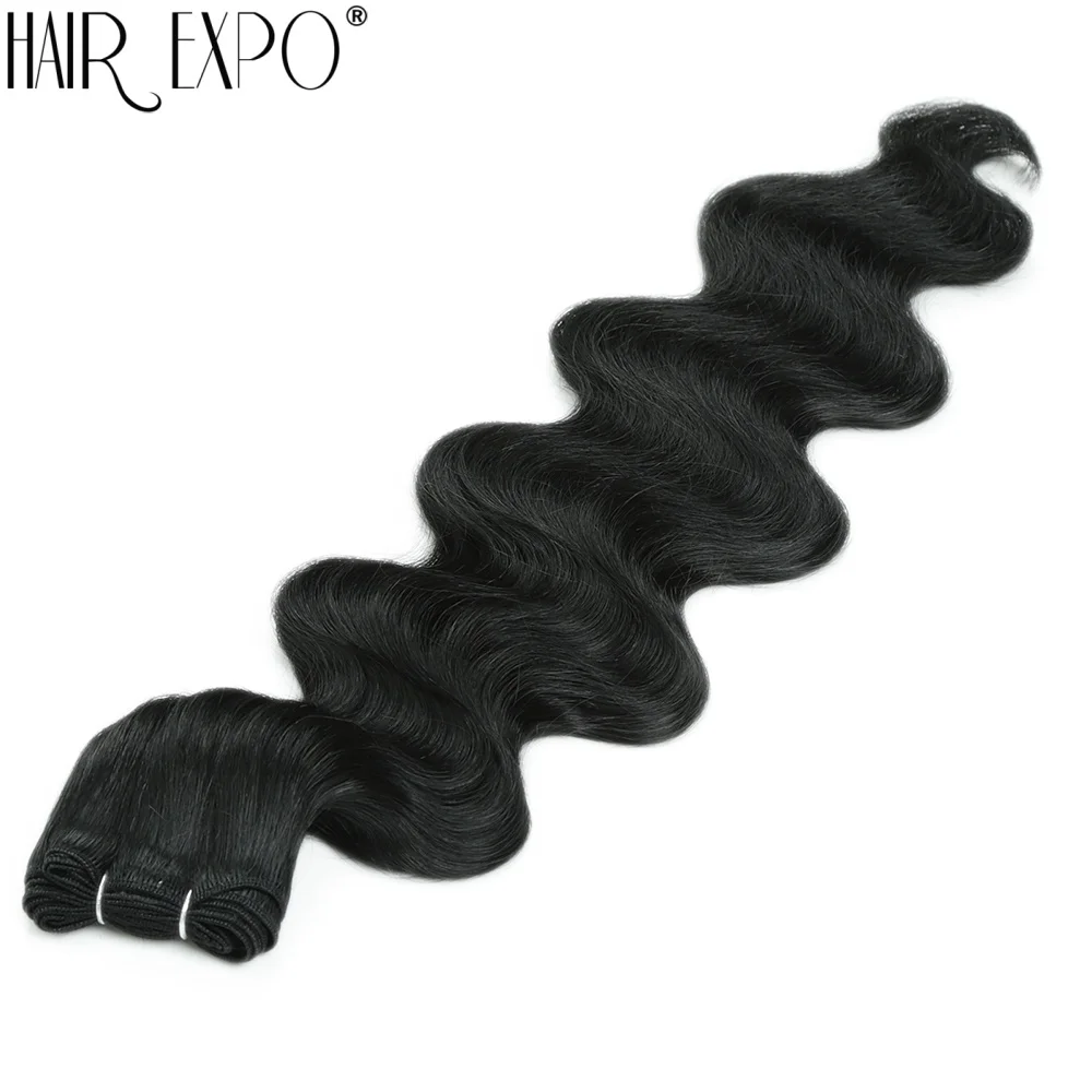 Bio Body Wave Hair Bundles 24Inch Piano Blonde Natural Synthetic Hair Extensions Ombre Thick Ponytail Loose Deep Hair Weaving