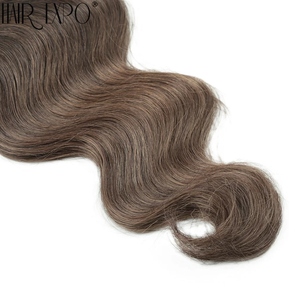 Bio Body Wave Hair Bundles 24Inch Piano Blonde Natural Synthetic Hair Extensions Ombre Thick Ponytail Loose Deep Hair Weaving