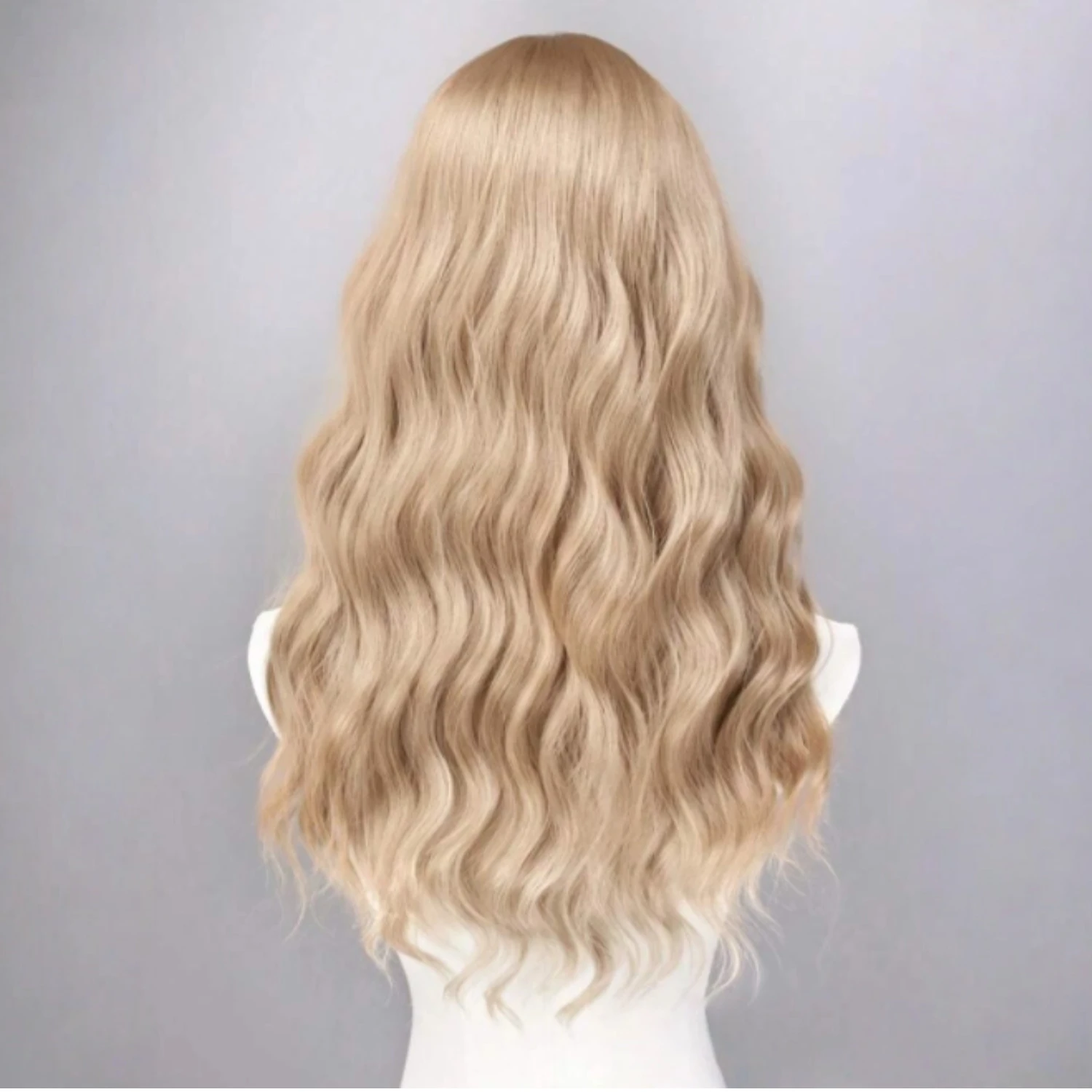 22-Inch Synthetic Wig for Women, Featuring a Long Wavy Hairstyle with Curly Wave Texture Wig Role-Playing, Costumes