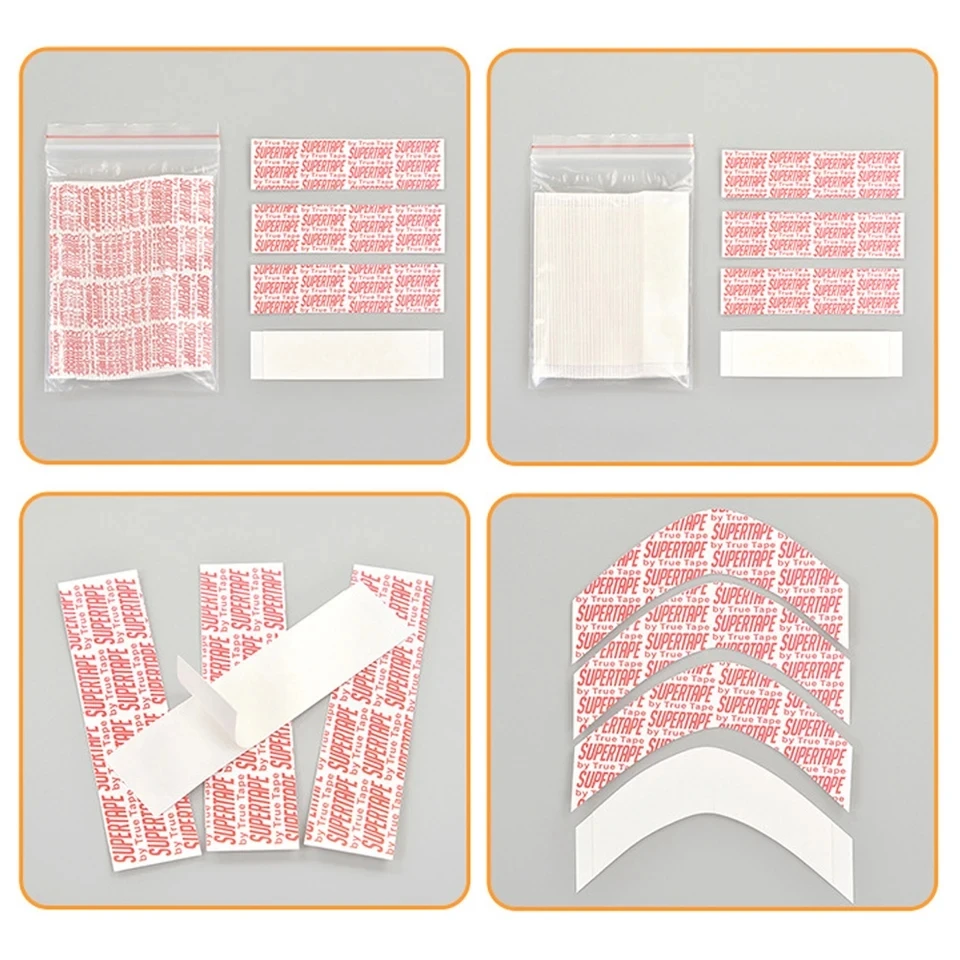 36/180/360pcs Super Tape Lace Wig Tape Waterproof Double Sided Hair Adhesive Tape Strips For Toupees/Lace Wigs