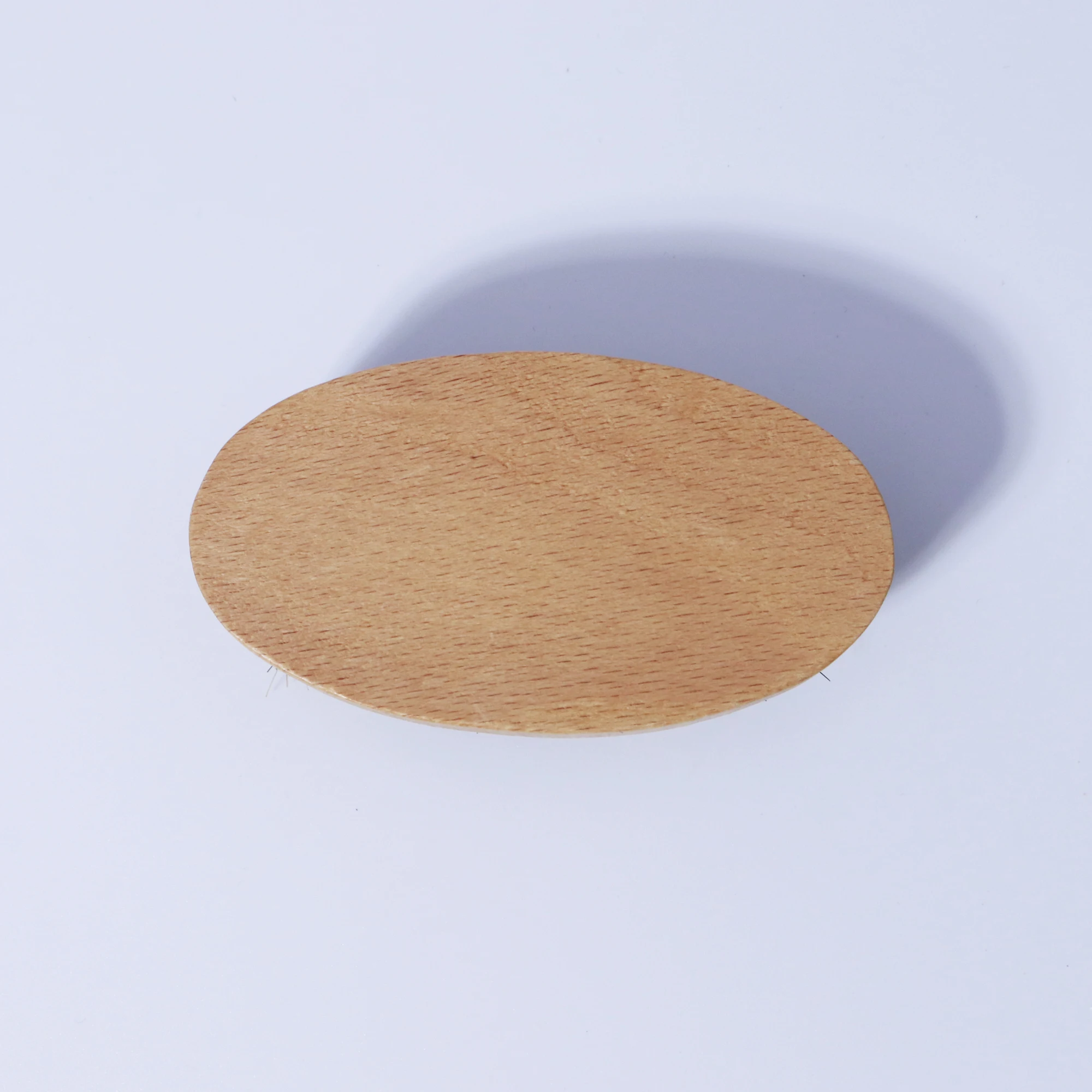 Wooden Beard Brush, Oval Wooden Base Beard Brush, Natural Mane Beauty Tool, Compact Travel Size, Special for Real Hair Wigs