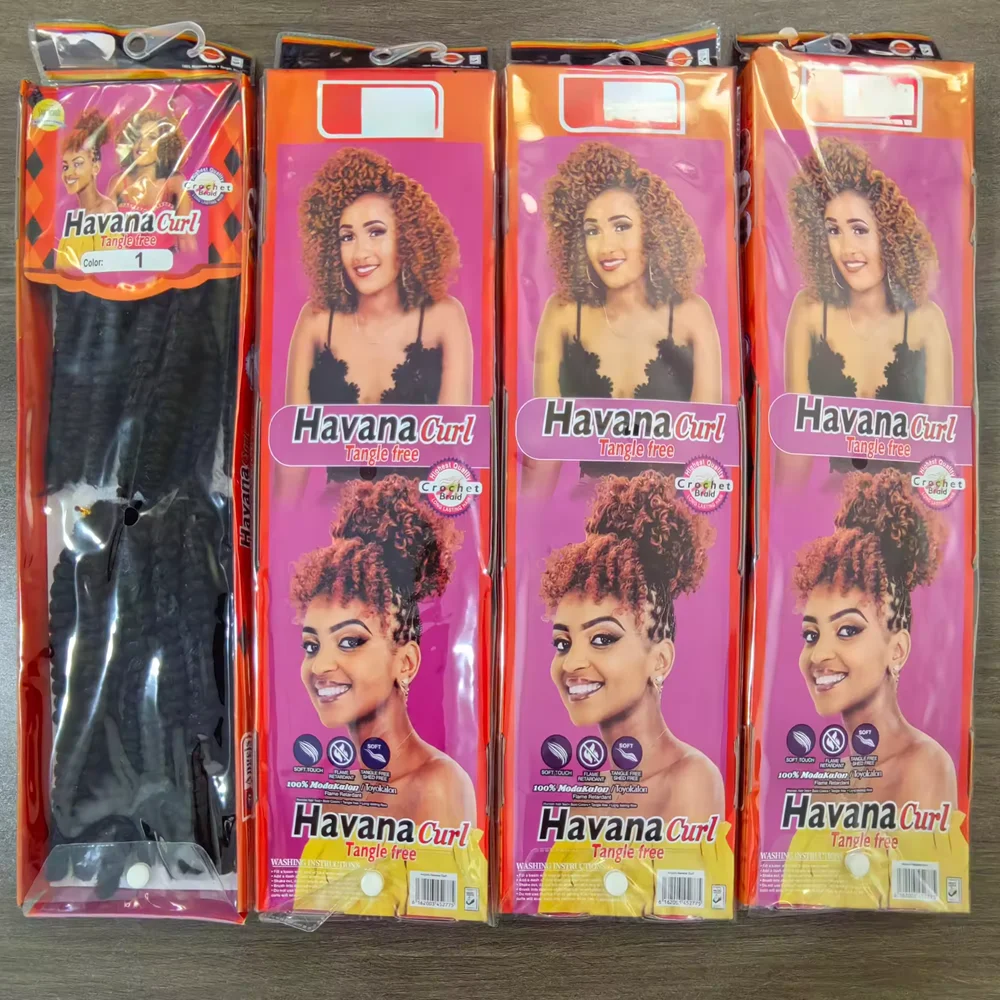 8 Inch Synthetic Havanna Curl Braids Perfect for Passion Twists and Crochet Hairstyles African Collection Braiding Twist Hair