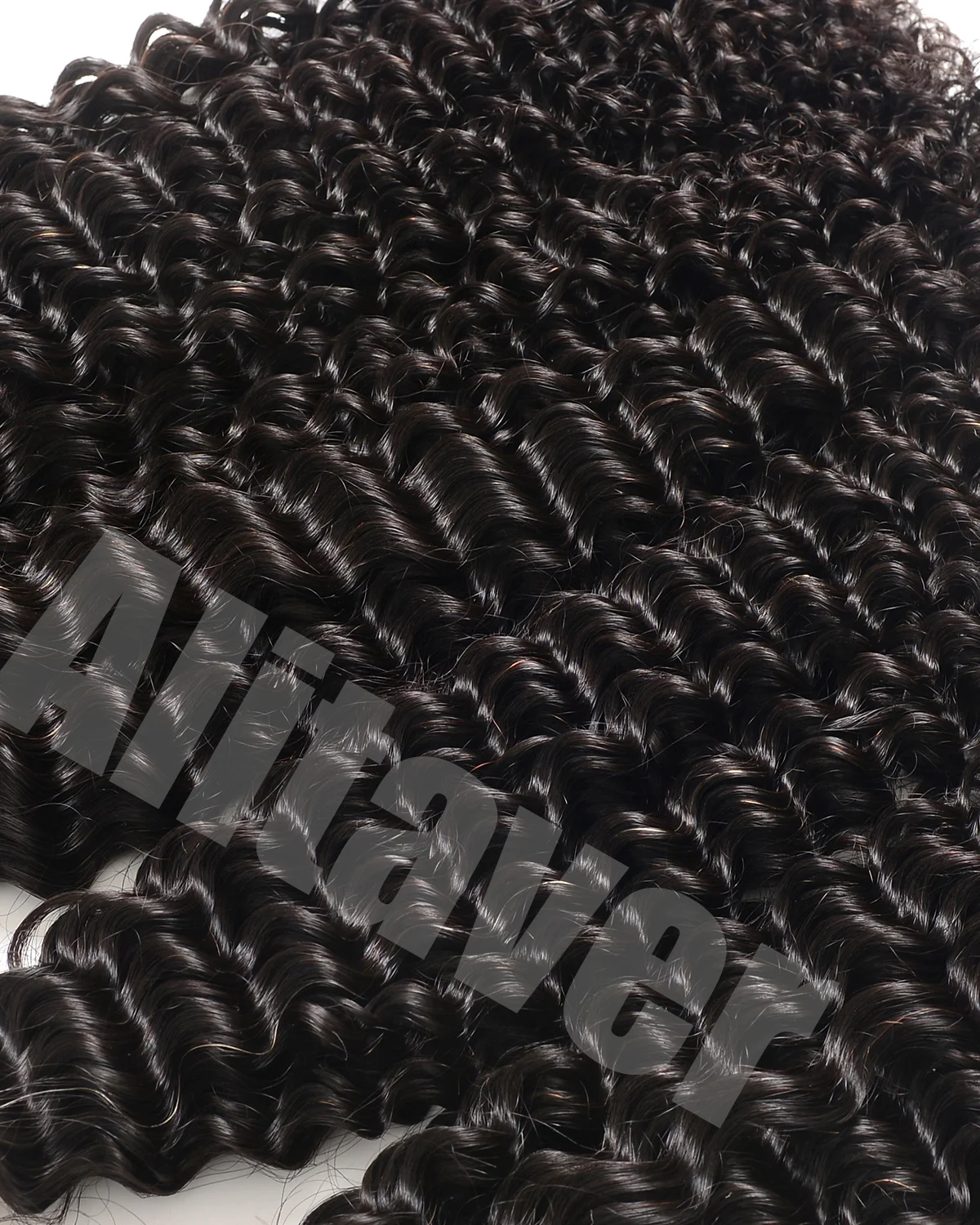 Kinky Curly Hair Bundles Unprocessed Curly Bundles Human Hair Tissage Cheveux Humains Raw Hair Weave Bundles Deal and Weave