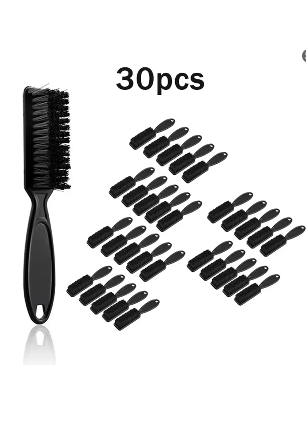 1/10/20/30/40/50pcs Styling Brush Professional Shaving Beard Brush Oil Head Carving Cleaning Brush Special for Real Hair Wigs