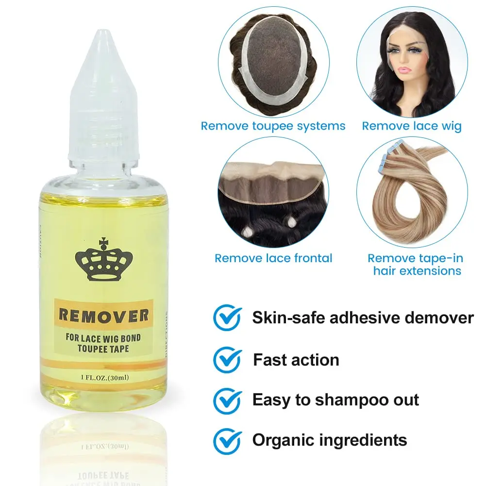 Waterproof Lace Wig Glue For Lace Front Wig 38ml Liquid Adhesive Hair Glue Wax Stick For Wig Lace Tint Spray Elastic Melt Band