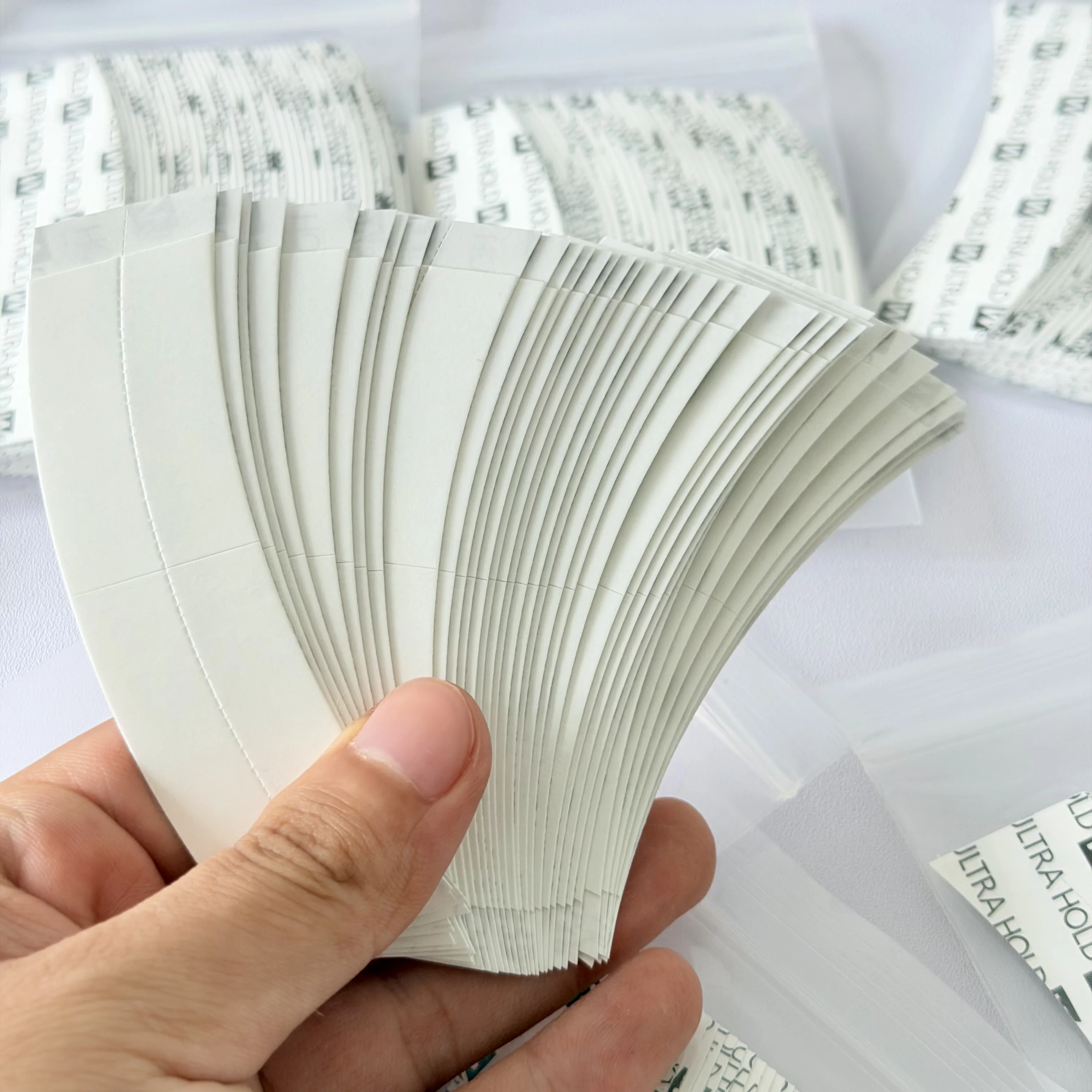 36pcs /180pcs/360pcs Ultra Hold Wig Tape Double Sided Adhesive Waterproof Sweatproof Arc Tape for Lace Wig Toupee Hair System