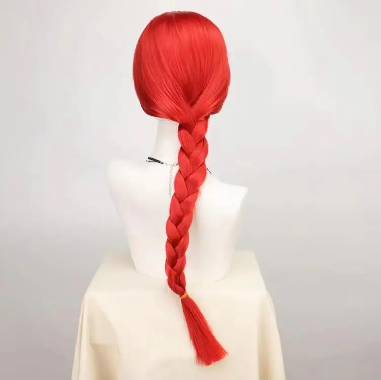 Halloween Synthetic Wigs Movie Toys Women Jessie cosplay wig cowgirl red hair Role play Jessie braid wig