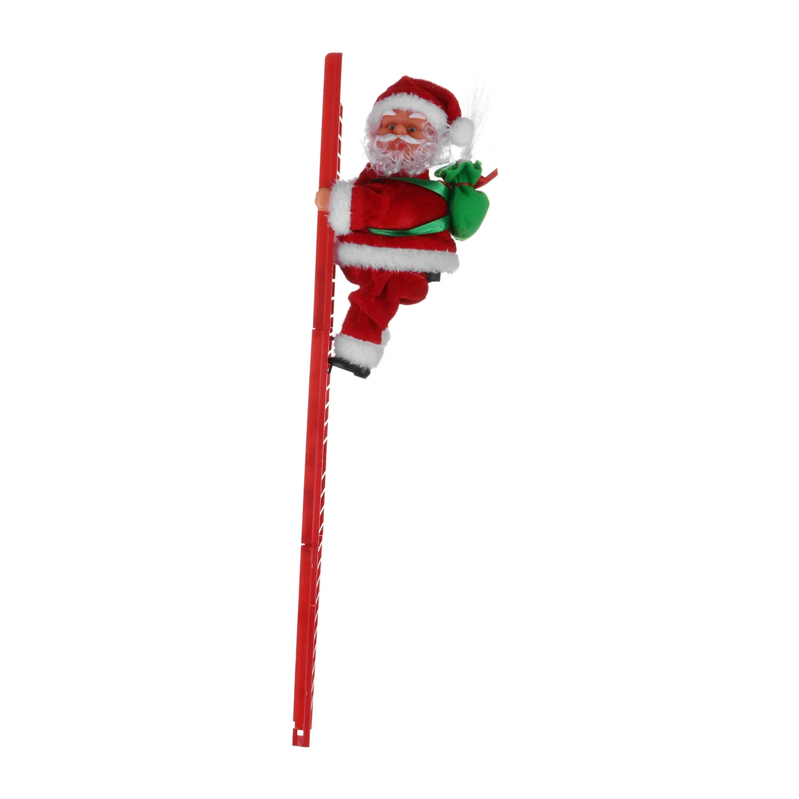 2024 Santa Claus Doll Climbing Ladder with Music Christmas Tree Ornaments Decorations For Home 2023 Navidad New Year Kids Gift