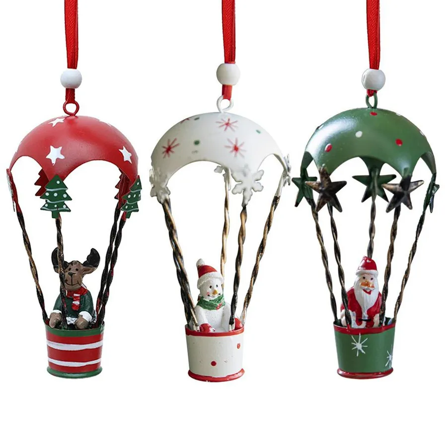 1PC Air Balloon Decoration Hanging Christmas Wall Art Party Decor Gift For Kids Room Creative X Mas Tree Adornment