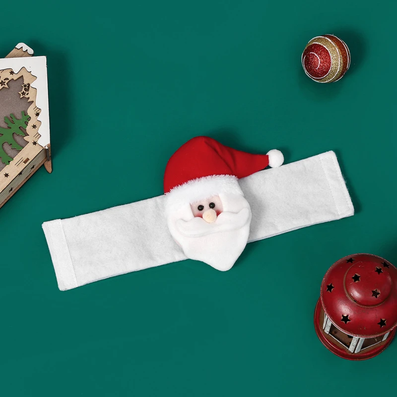 Christmas Curtain Buckle Tieback Santa Snowman El Curtain Tiebacks Holdback Fastener Buckle Clamp Window Decoration Ornaments